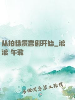 从拍情景喜剧开始